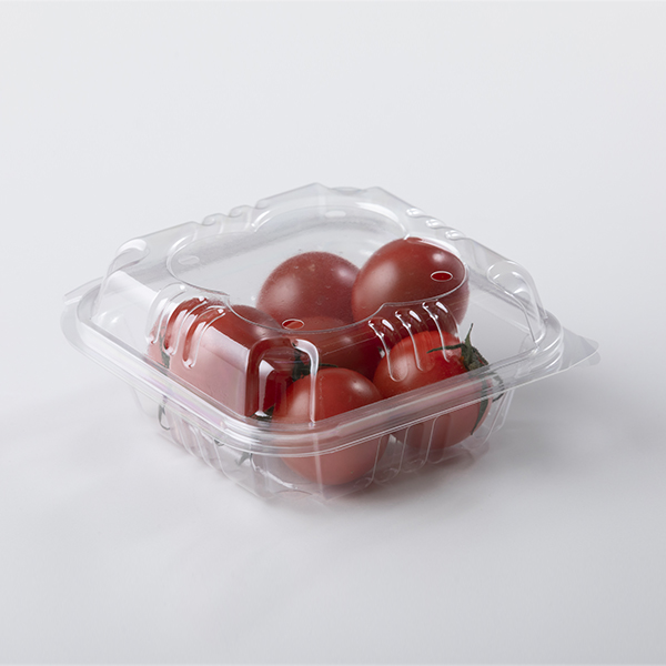 ミニトマト容器 クロバー 100 透明 103(85)✕103(85)✕45 1ケース1500枚入