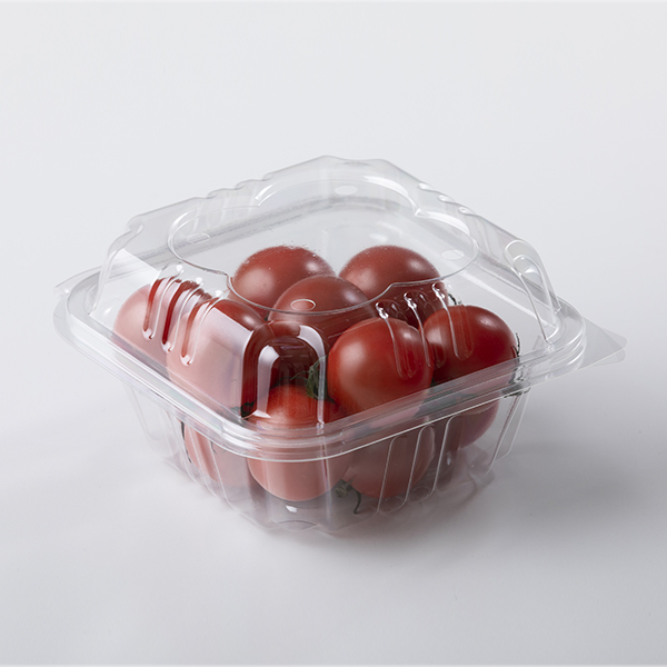 ミニトマト容器 クロバー 210 透明 118(100)✕118(100)✕65 1ケース1000枚入