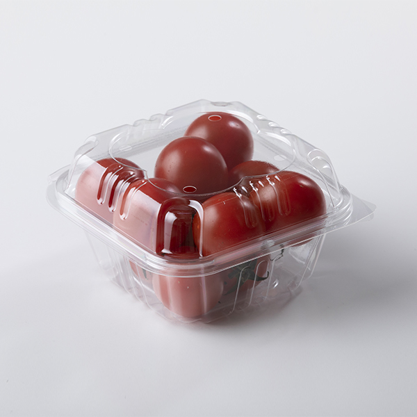 ミニトマト容器 クロバー 180 透明 103(90)✕103(90)✕59 1ケース1500枚入